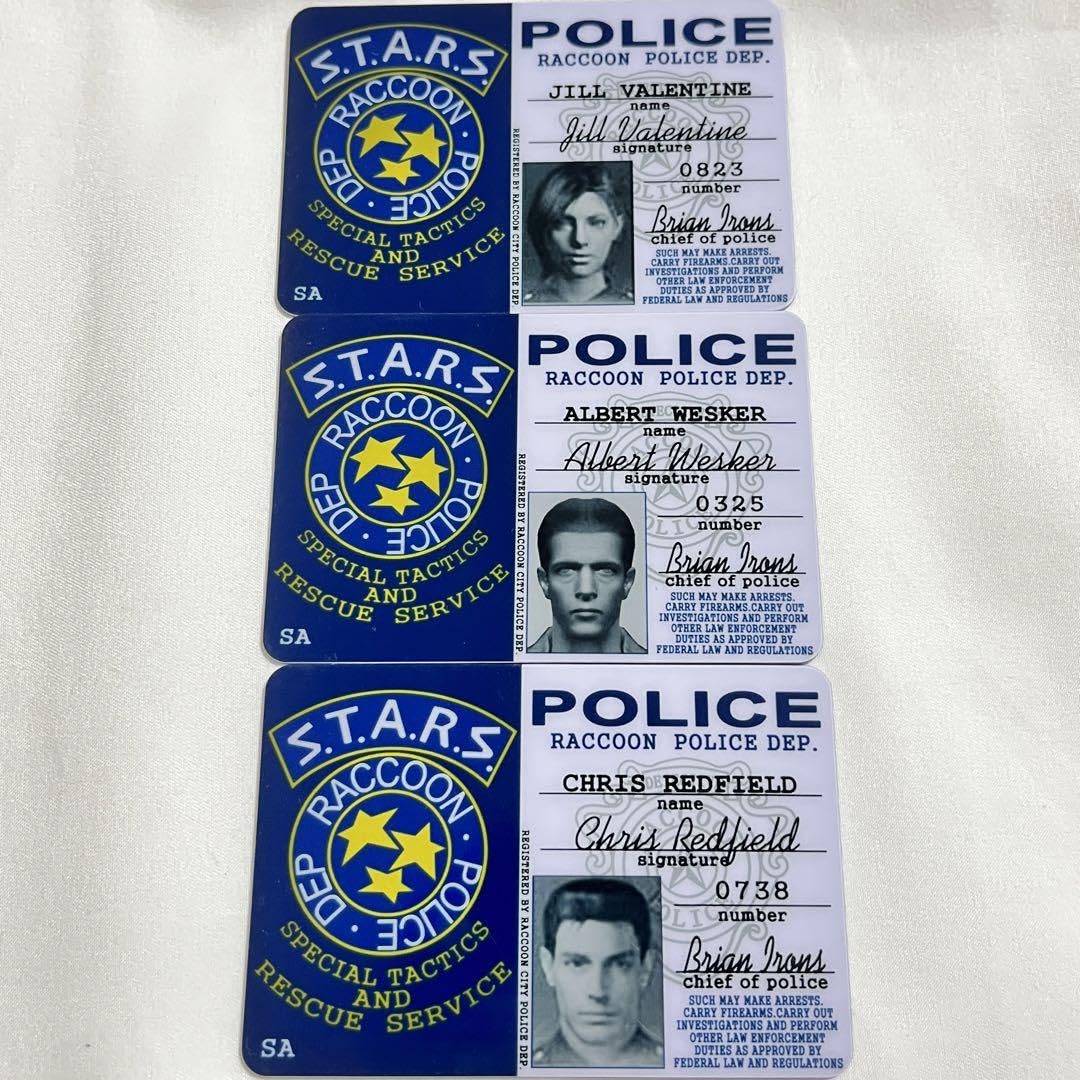 Amazon.co.jp: すぐ バイオハザード S.T.A.R.S. 警察手帳 カード4種